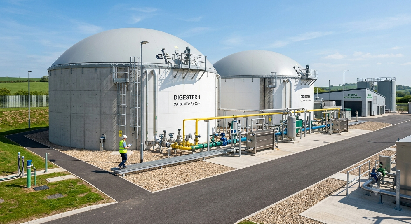 Residential institutional and commercial biodigesters