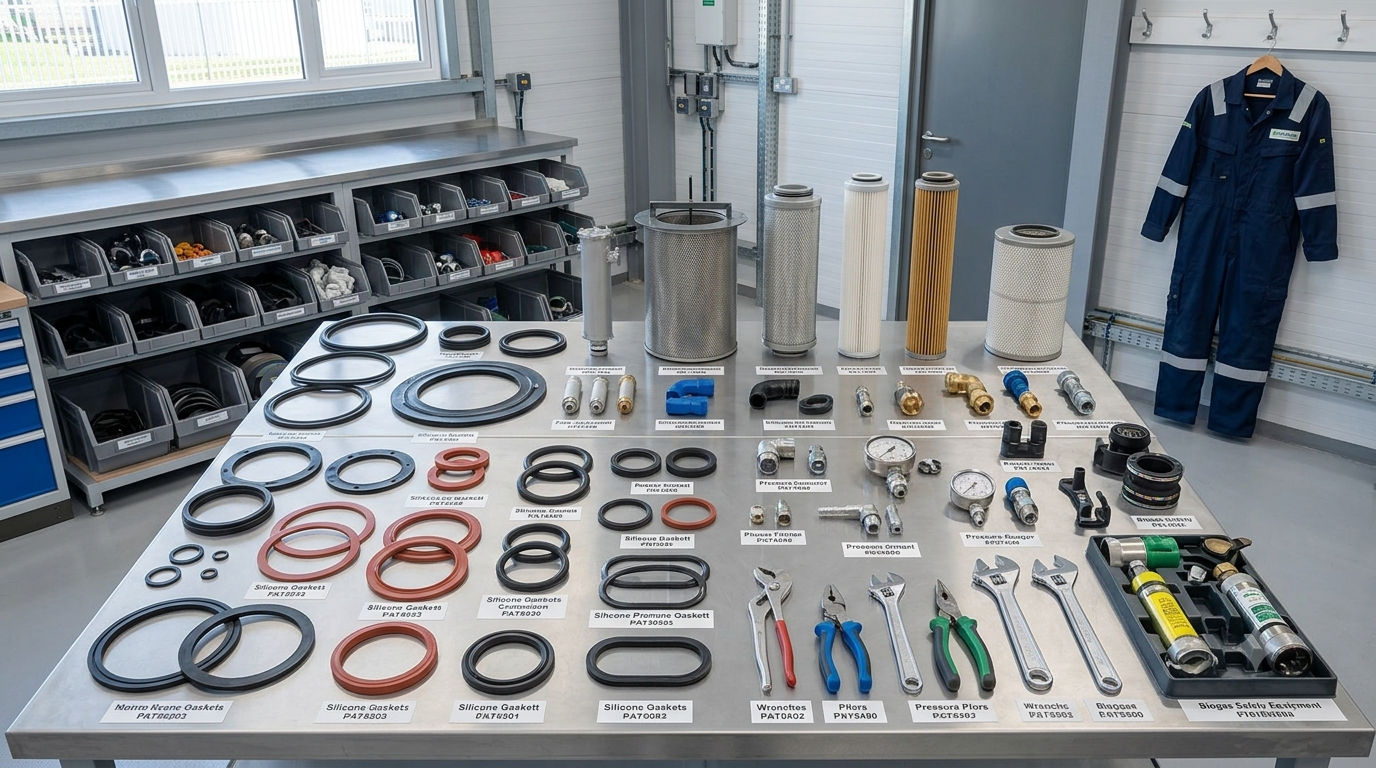 Biogas spare parts and accessories