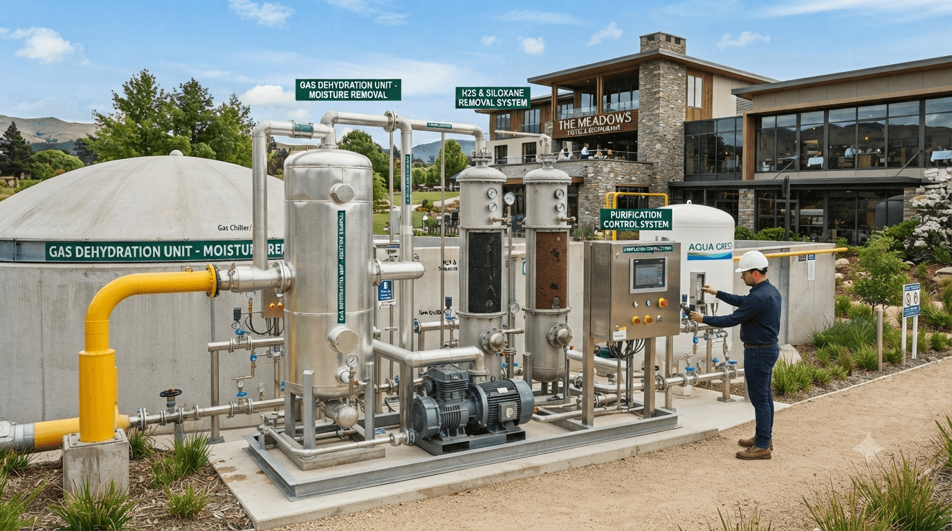 Commercial Fixed-Dome Biodigester System – Image 4