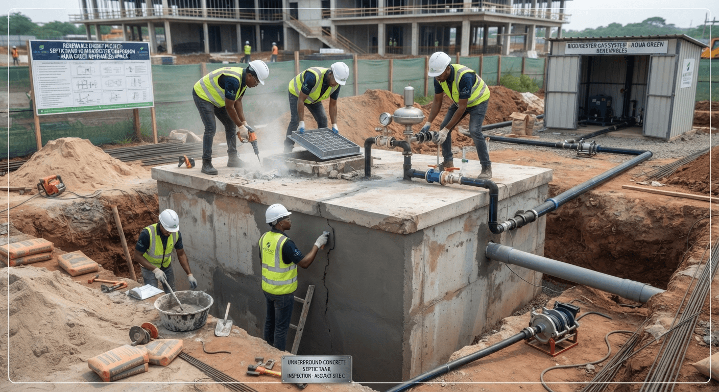Septic Tank Conversion to Biogas System – Image 2