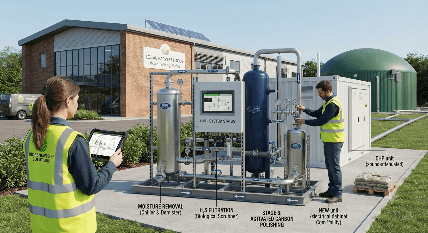 Biogas Gas Purification System