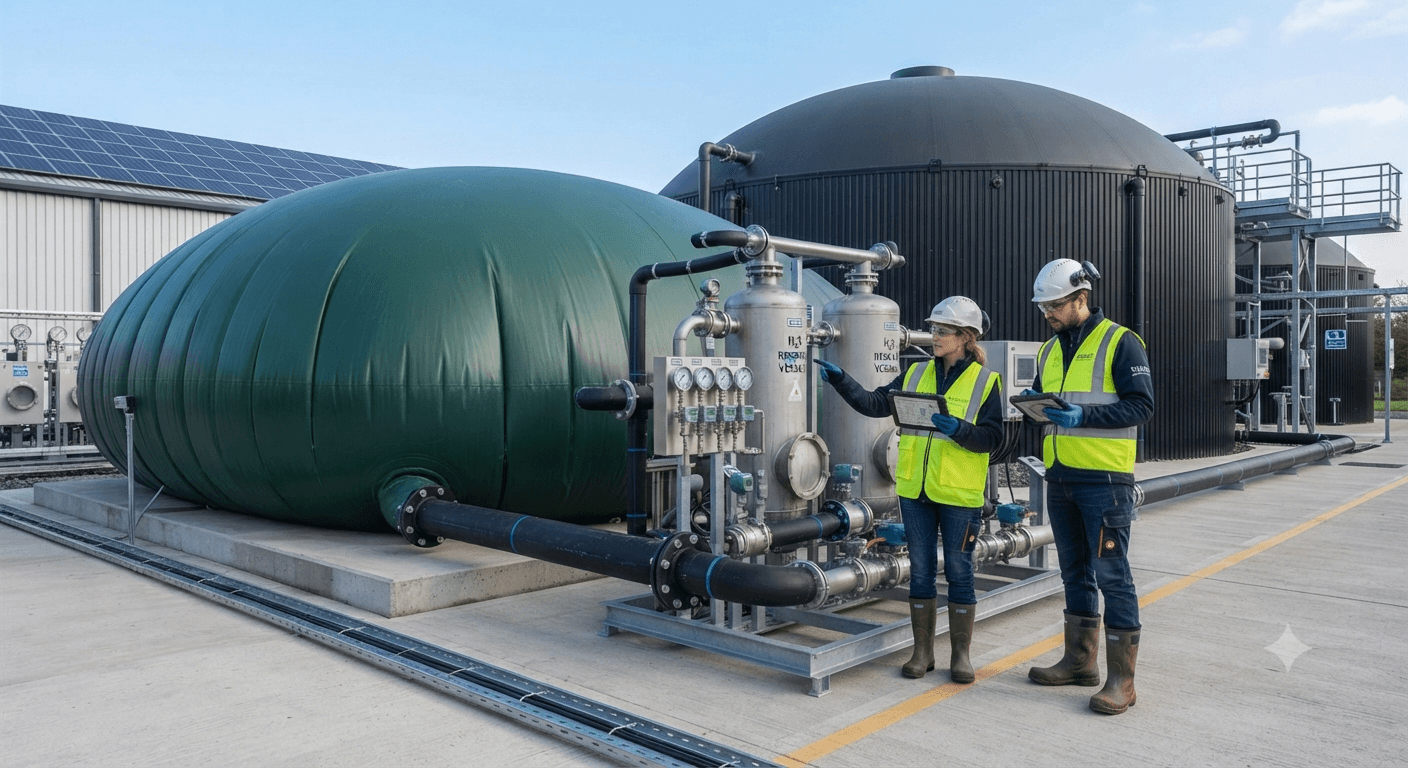 Flexible Biogas Gas Storage Balloon