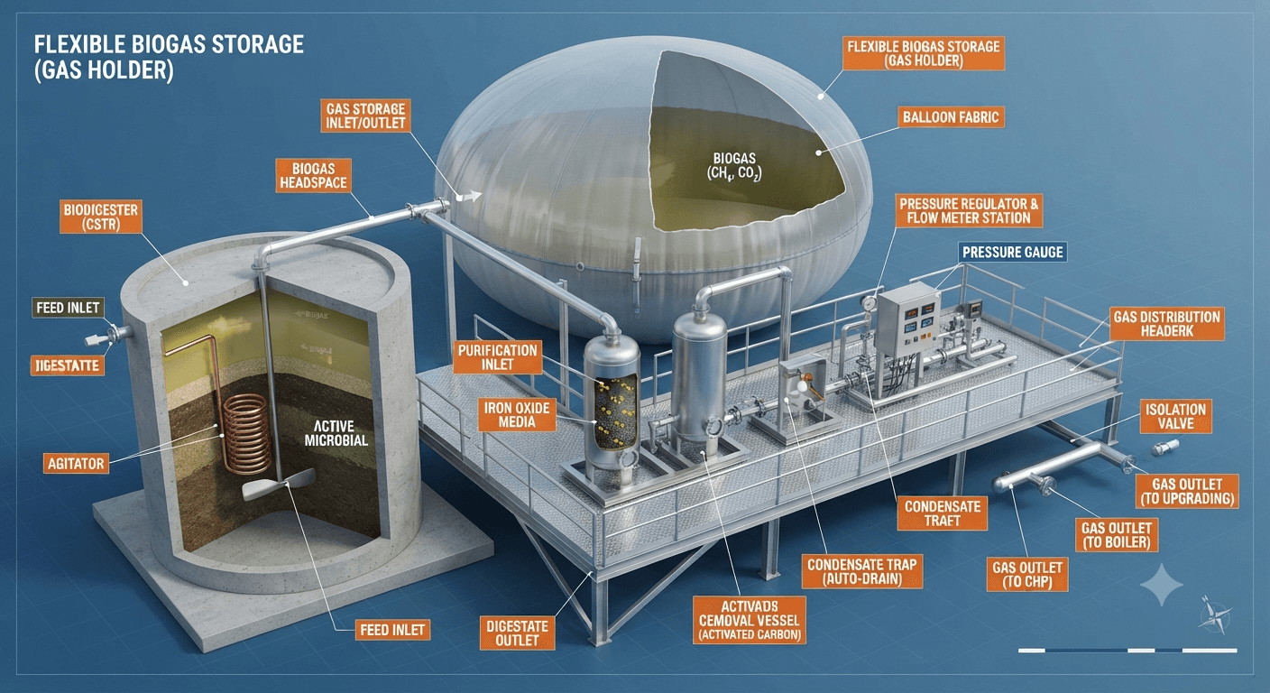 Flexible Biogas Gas Storage Balloon – Image 5