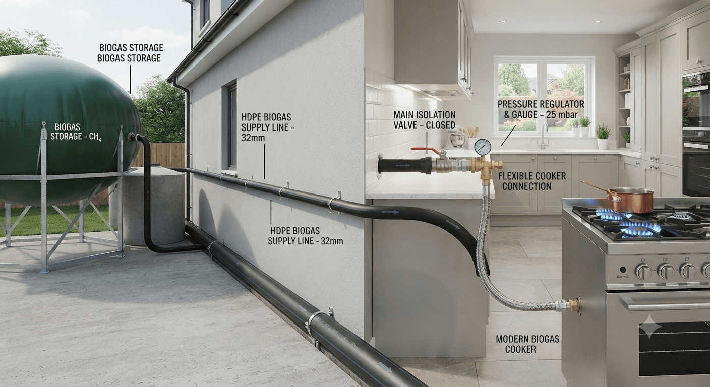 Biogas Piping and Distribution Kit – Image 3